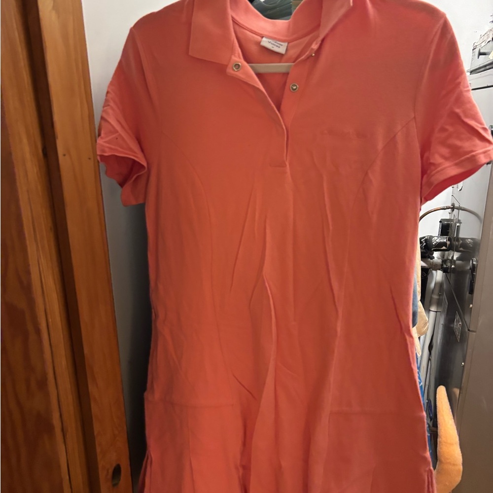 Outdoor Voices Coral Polo Dress
